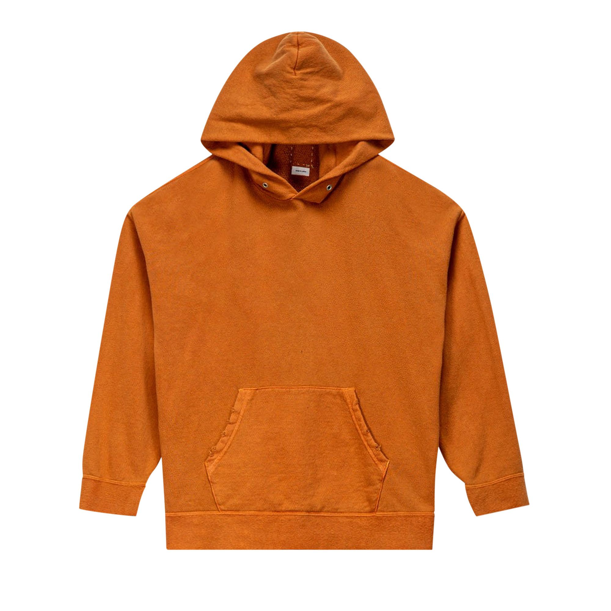 Buy Visvim Uneven Dye Jumbo Hoodie Orange 0121105010014 ORAN GOAT