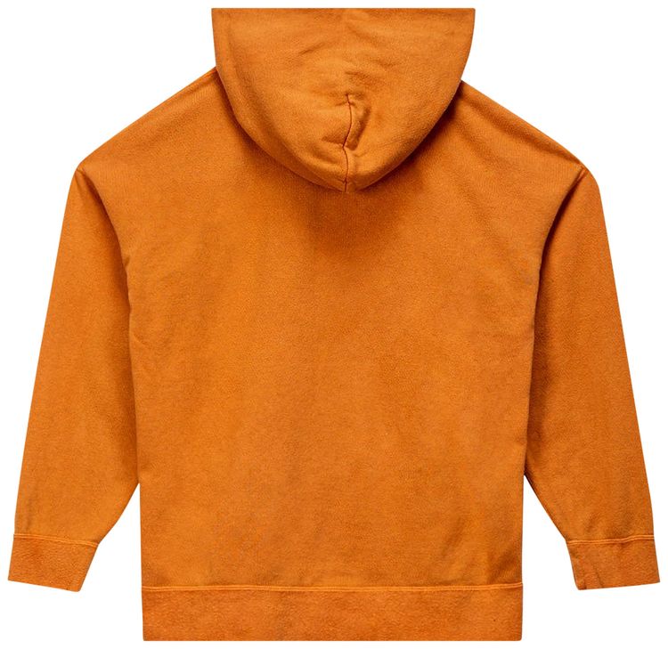 Visvim Uneven Dye Jumbo Hoodie Orange
