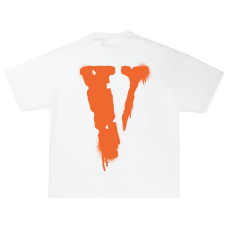 Vlone x Juice WRLD V Logo T Shirt White