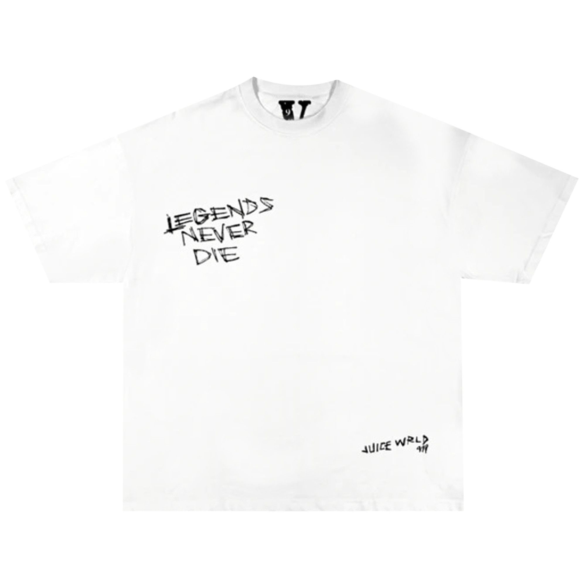 Buy Vlone x Juice WRLD Legends Never Die T-Shirt 'White