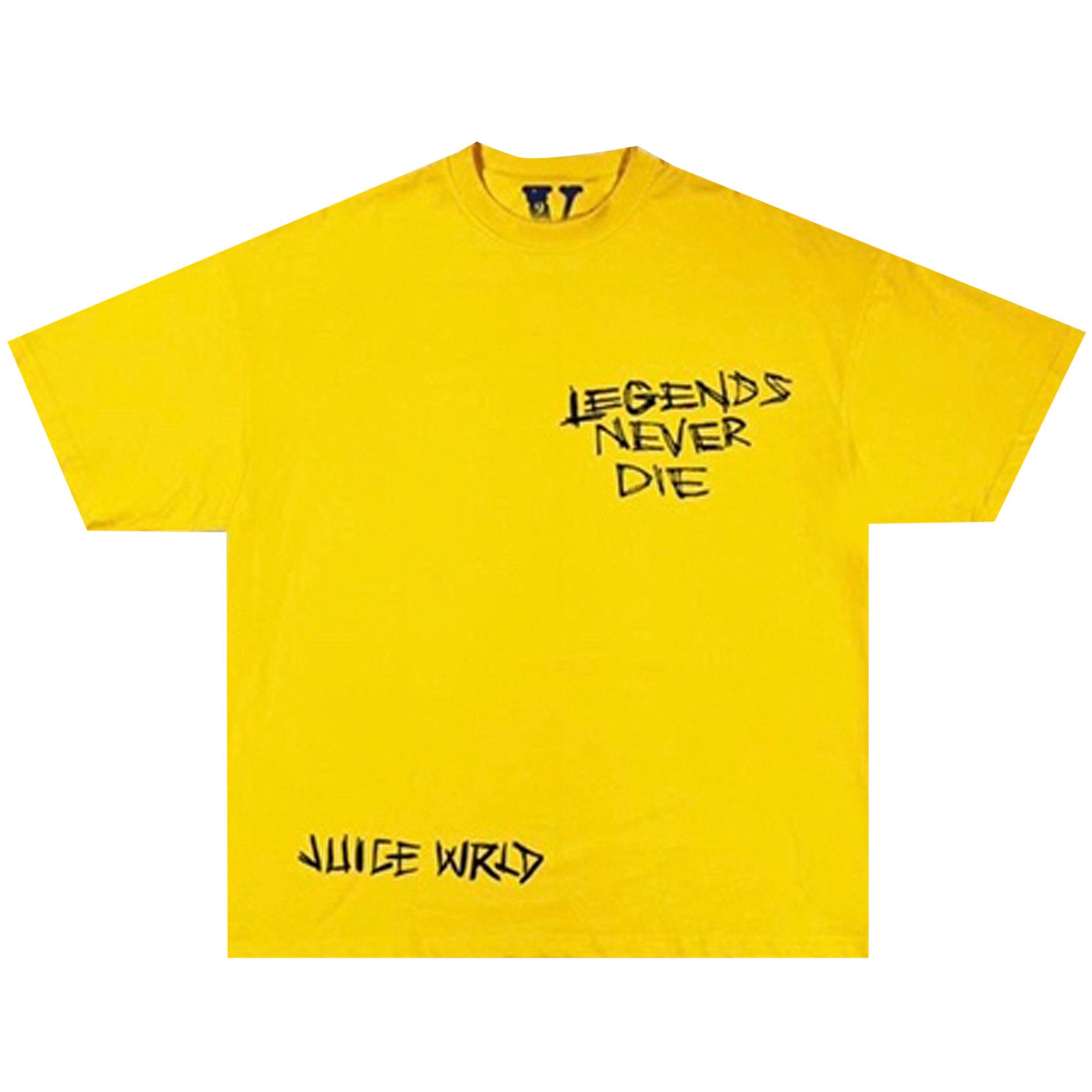 Juice WRLD X VLONE 999 V Logo Tee Shirt Black Size Medium