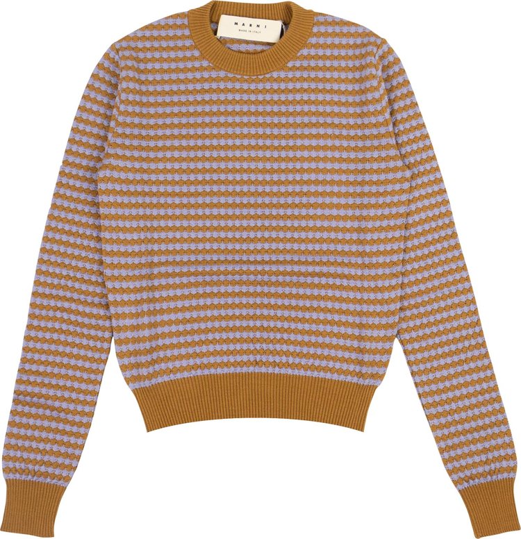 Marni Knit 3D Stripes Crewneck Sweater 'Multicolor'