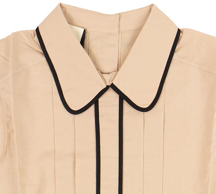 Marni Collared Sleeveless Shirt Rose Taupe