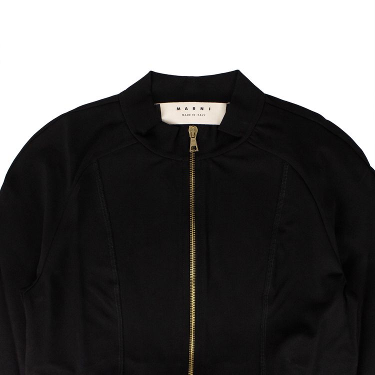 Marni Long Sleeve Zip Sweatshirt Black