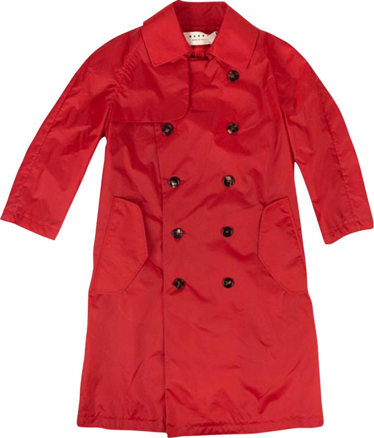 Marni Double Breasted Duster Coat 'Red'