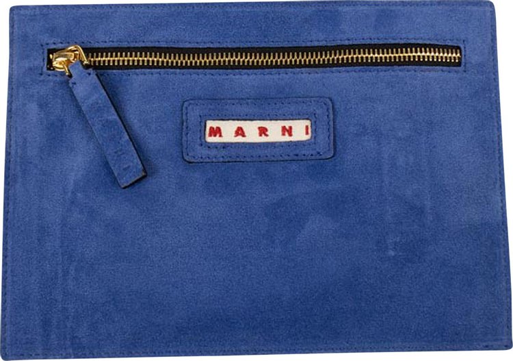 Marni Logo Pouch Bag 'Blue'