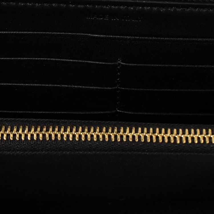 Marni Sail Print Zip Wallet Black