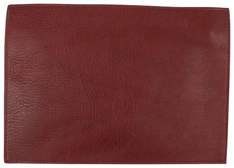 Marni Logo Pouch Bag Maroon