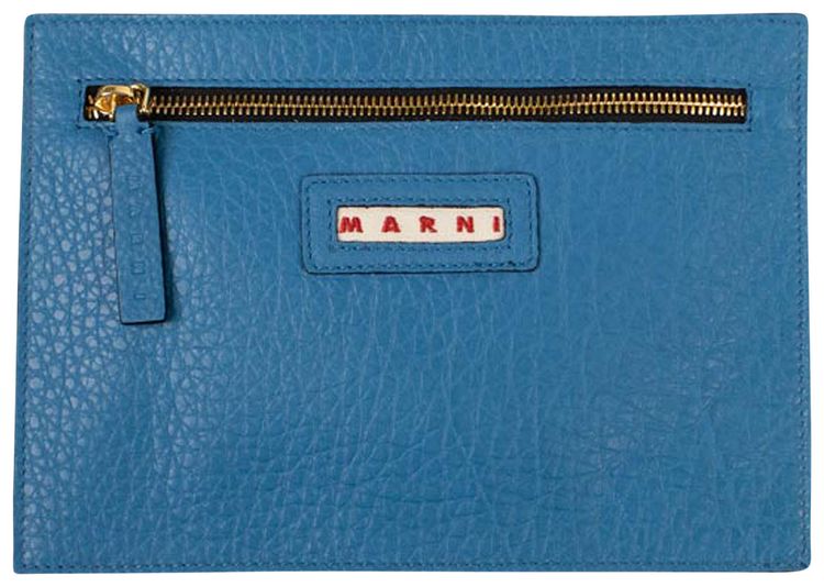 Marni Logo Pouch Bag Blue