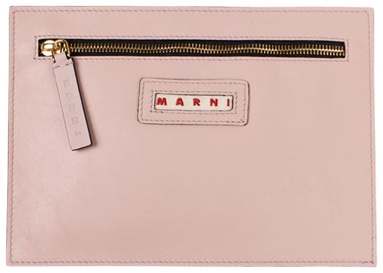 Marni Logo Pouch Bag Pink