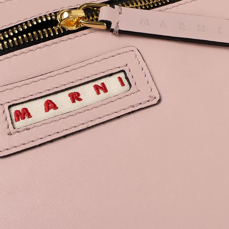 Marni Logo Pouch Bag Pink