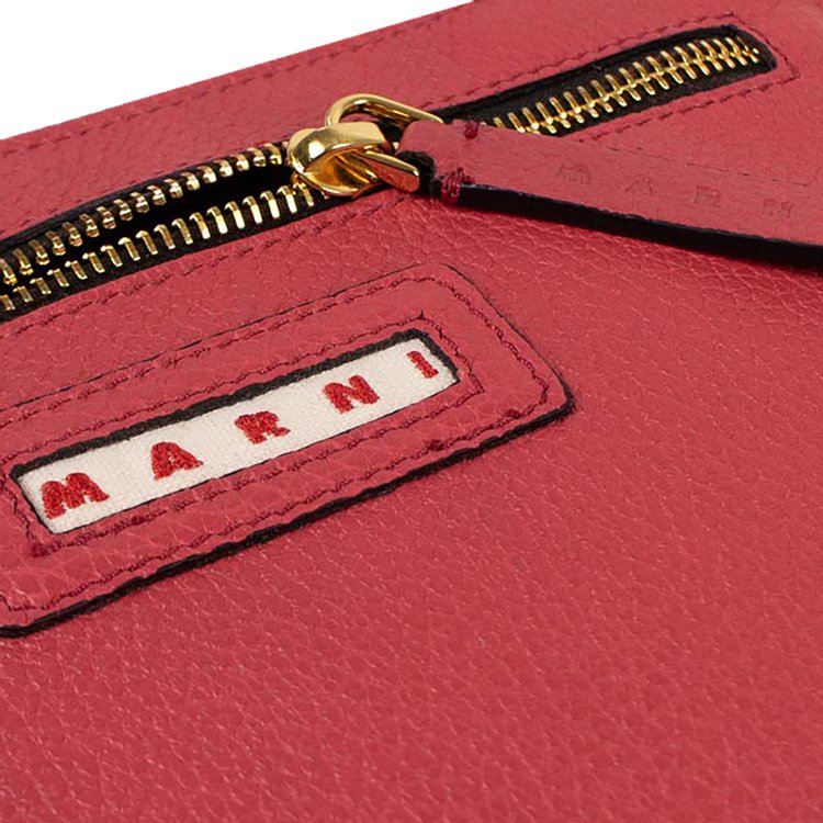 Marni Logo Pouch Bag Pink