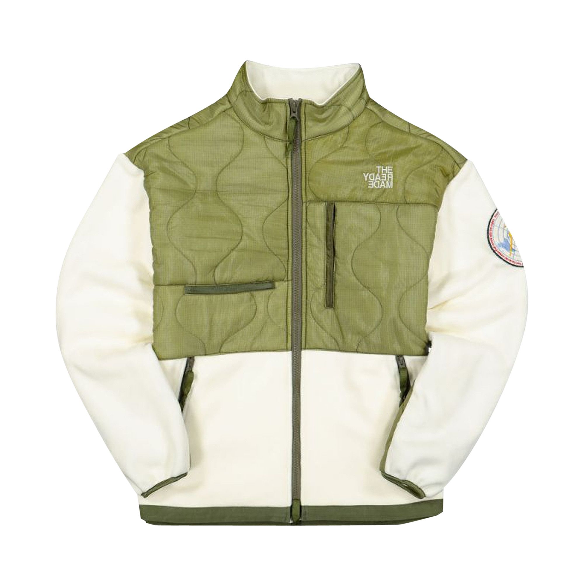 Buy READYMADE Fleece Jacket 'White' - RE PO WH 00 00 110 | GOAT