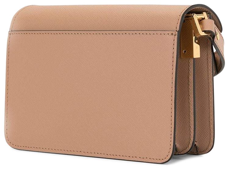 Marni Small Trunk Shoulder Bag Brown Sugar