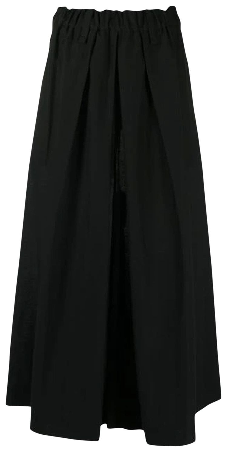 Issey Miyake Paper Like Tricot Wide Pants Black
