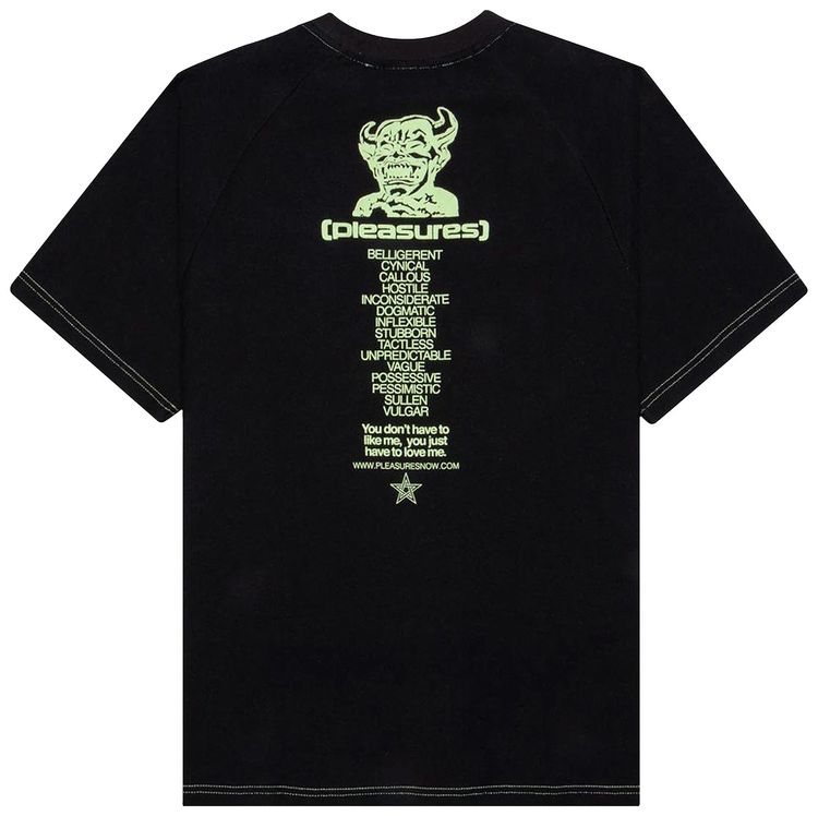 Pleasures Vulgar Raglan Shirt Black