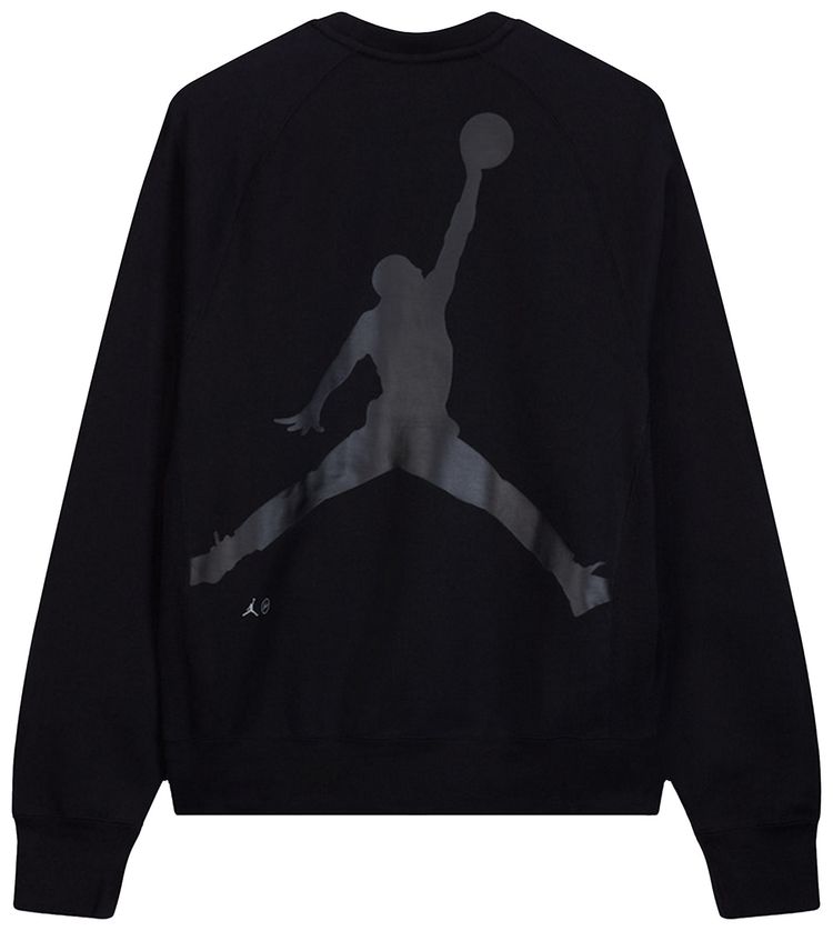 Air Jordan x Fragment Crewneck Sweatshirt BlackReflective Silver