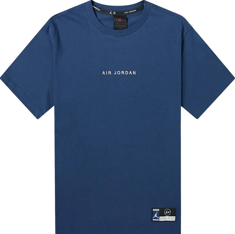 Air Jordan x Fragment T-Shirt 'Navy/Sport Royal/White'