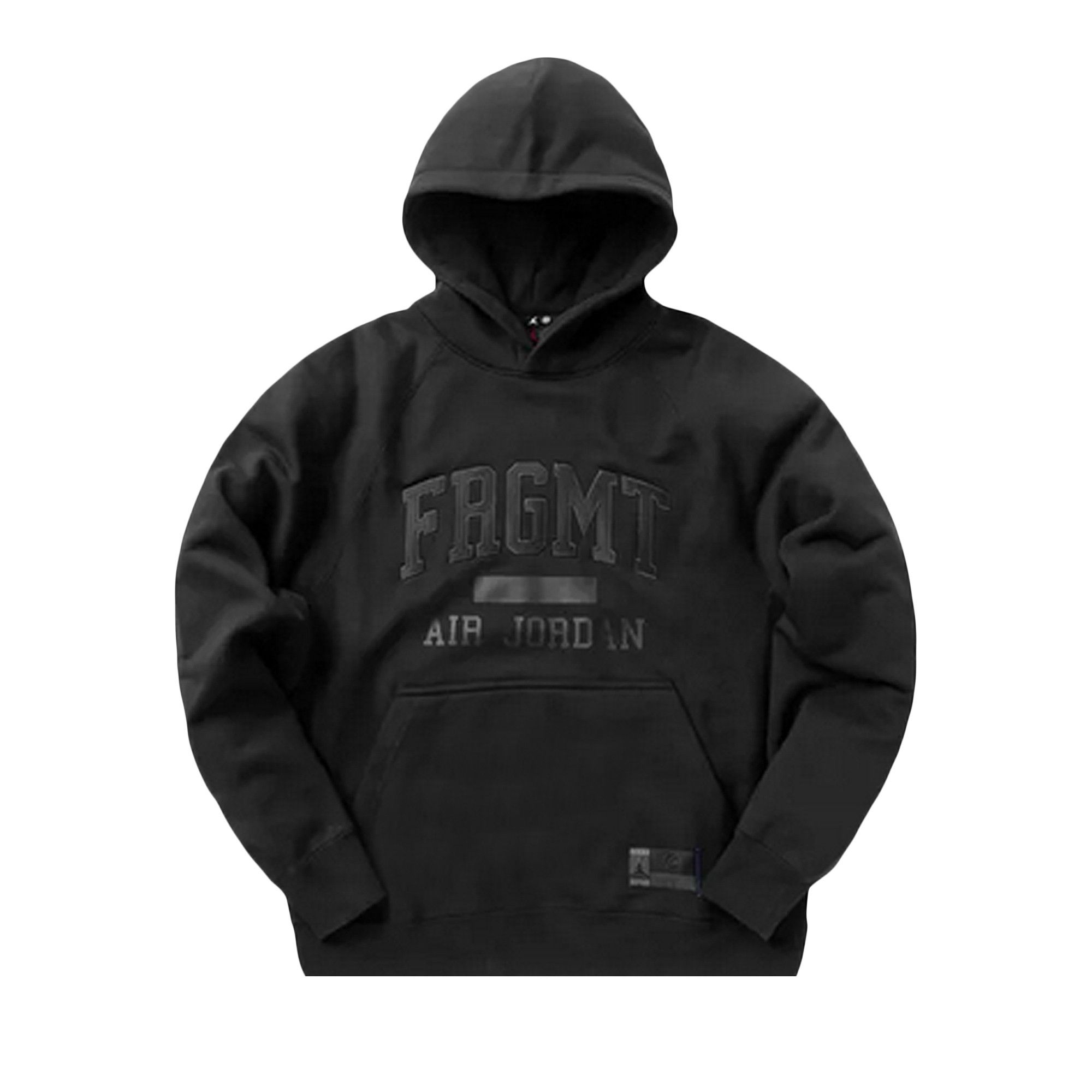 Size m Air Jordan x Fragment Pullover Hoodie Black Reflective Silver