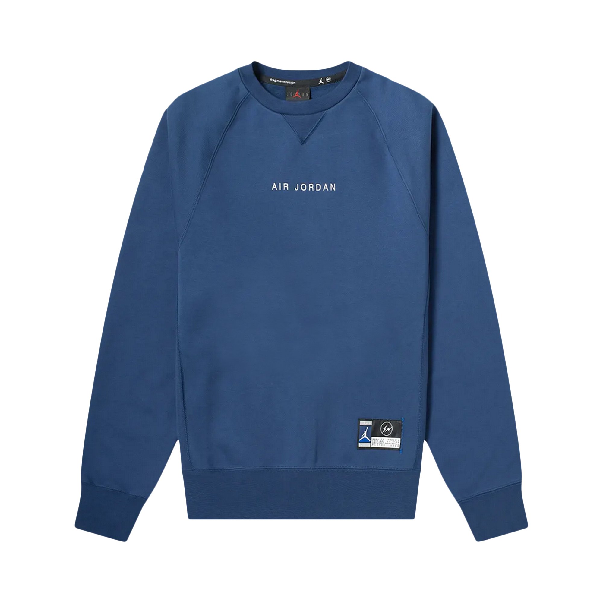 Air Jordan x Fragment Crewneck 'Navy/Sport Royal/White'