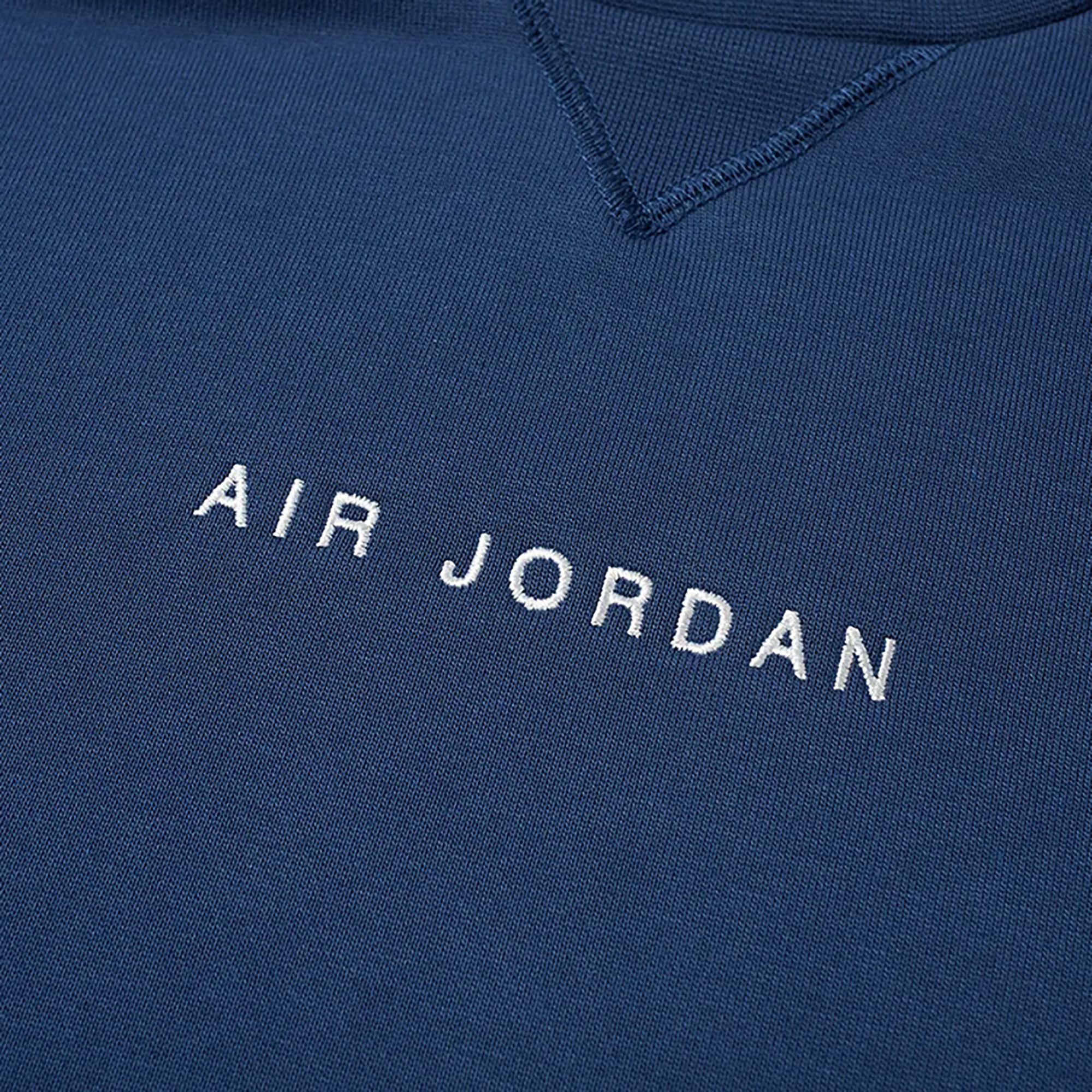 人気話題コラボ！Nike Air Jordan x Fragment Crewneck Navy Buy Air Jordan x Fragment Crewneck 'Navy/Sport Royal/White