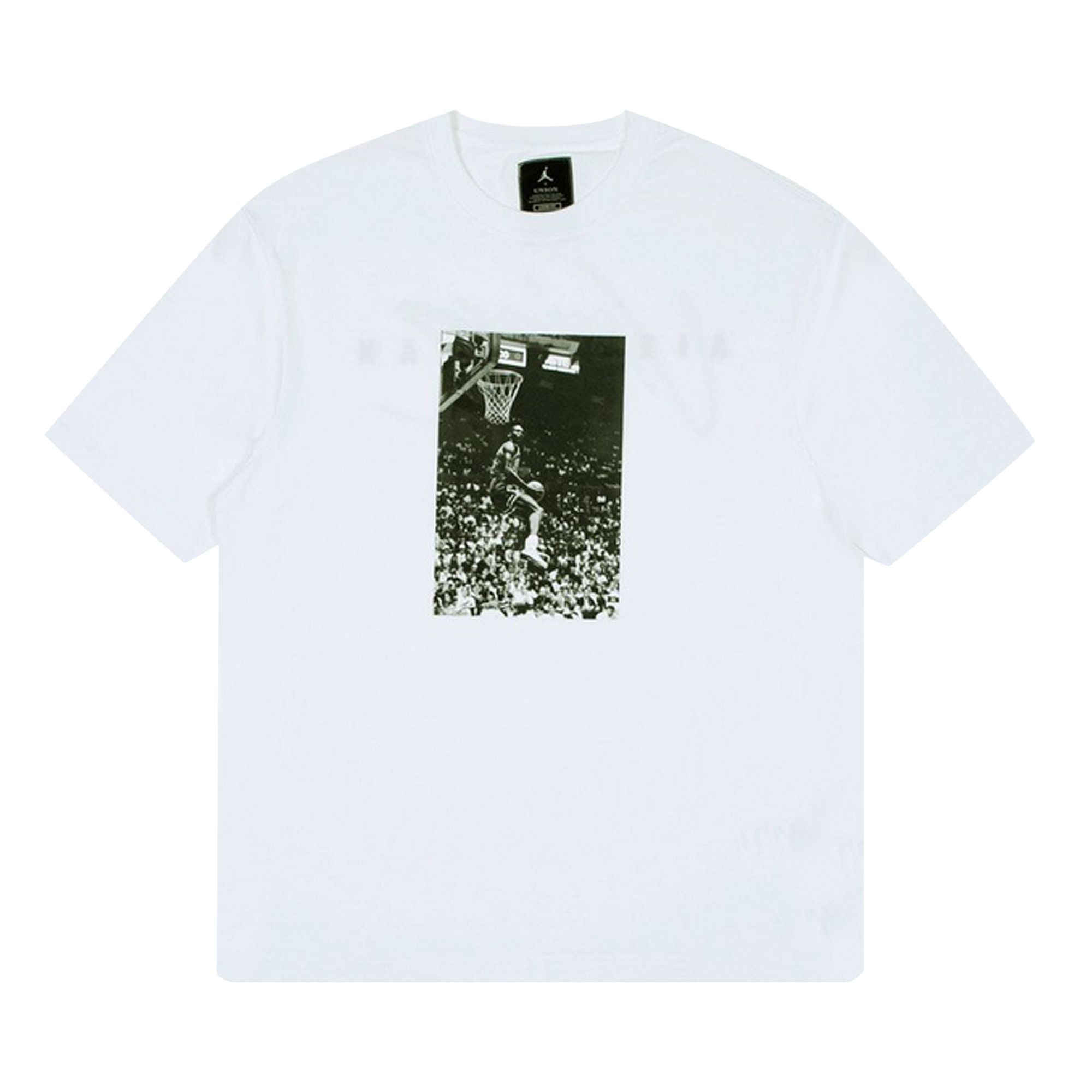 【大特価!!】 Buy Air Jordan x Union LA Reverse Dunk T-Shirt 'White Tシャツ/カットソー(半袖/袖なし)