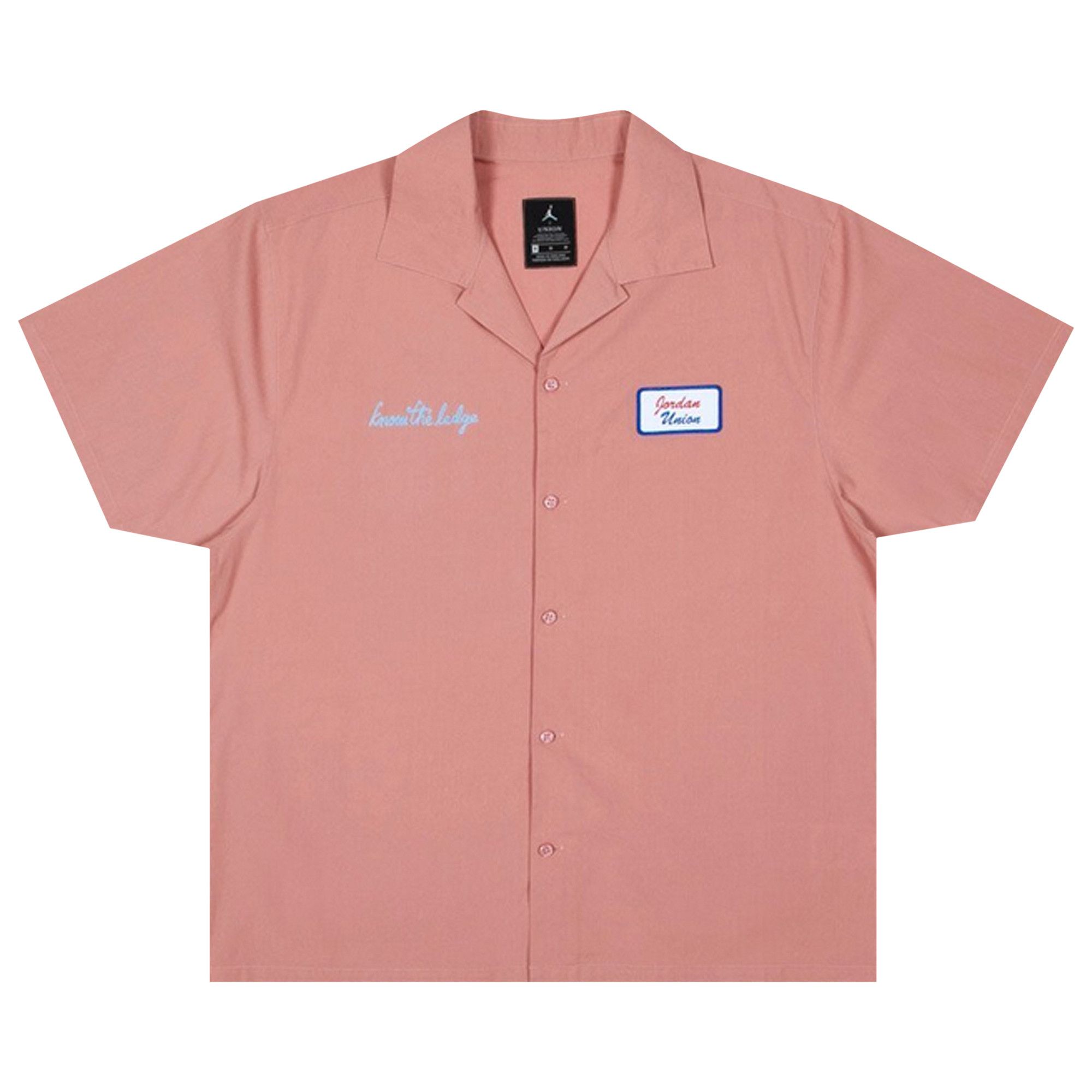 Buy Air Jordan x Union LA Mechanic Shirt 'Rust Pink