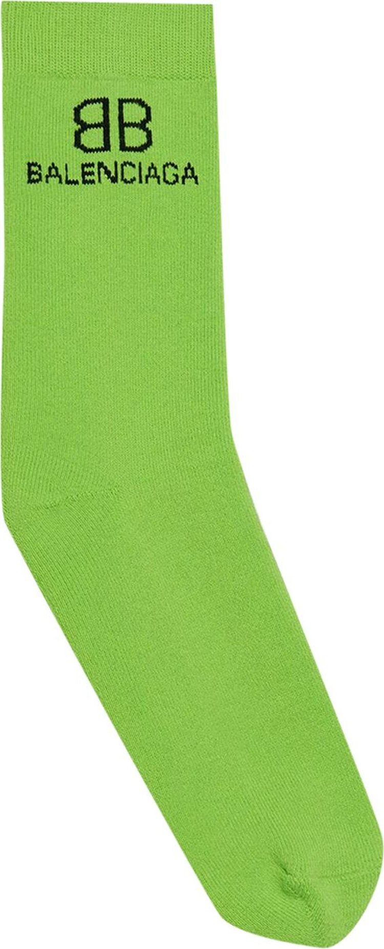 Balenciaga BB Socks 'Green/Black'