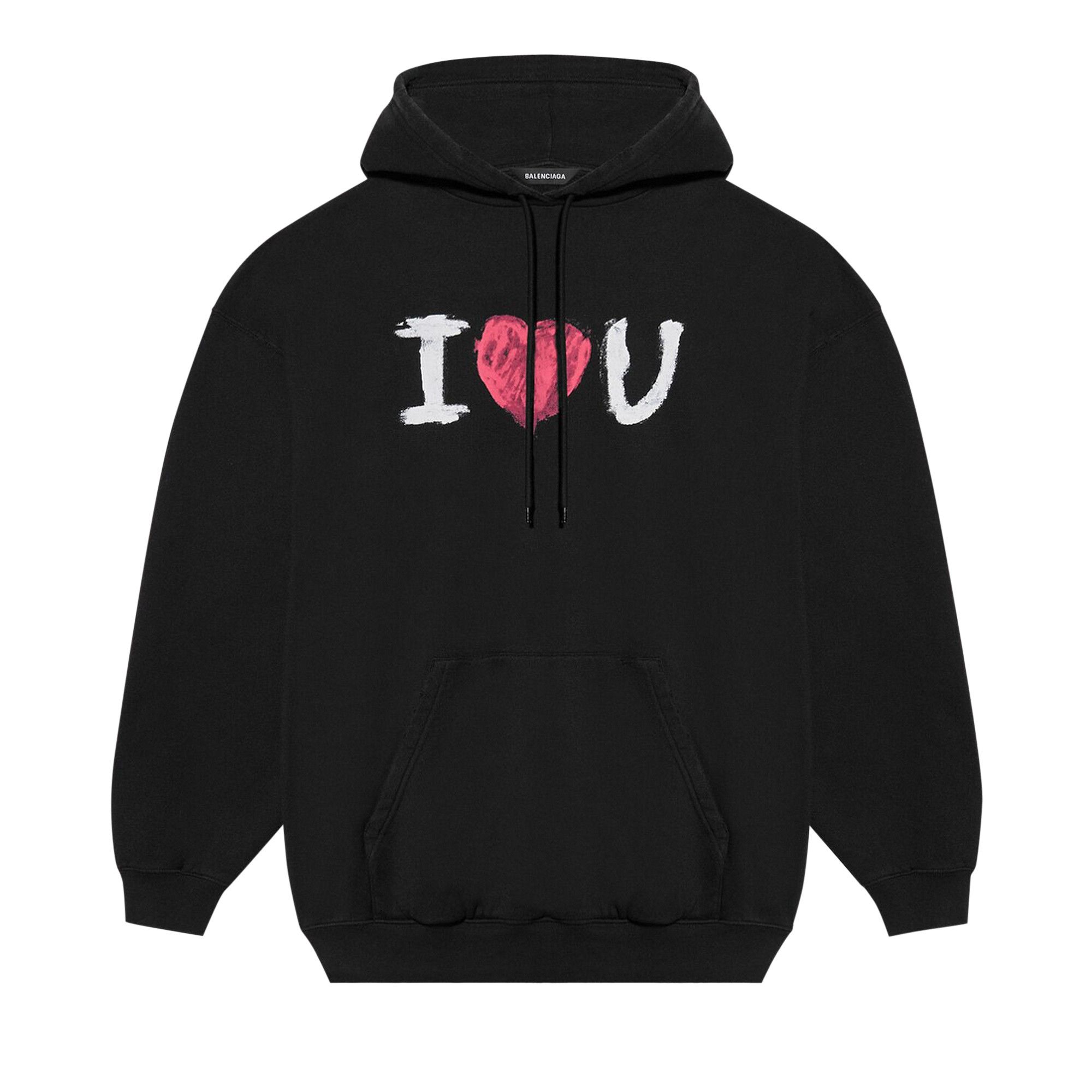 I think i love you hoodie black clearance