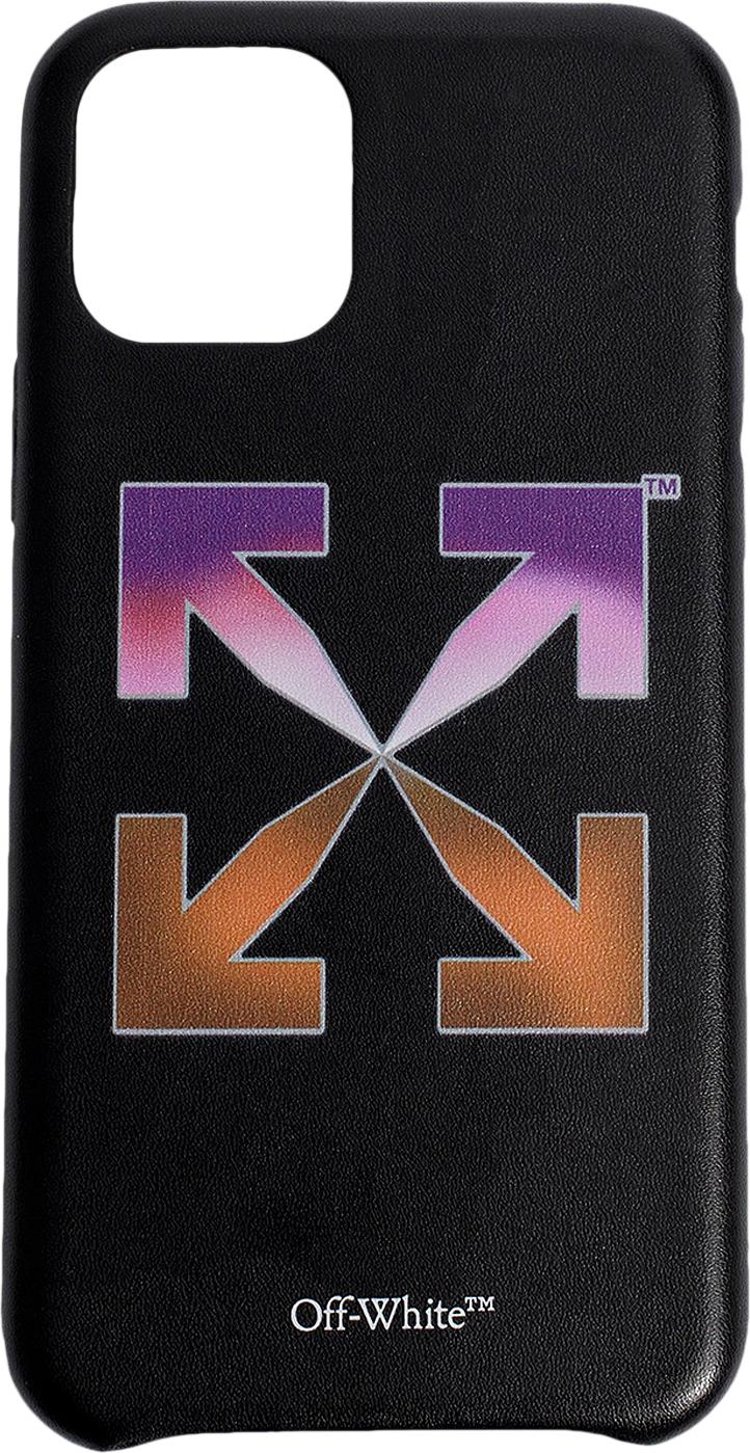 Off White Gradient iPhone 11 Pro Case BlackMulticolor