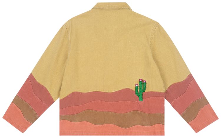 KidSuper Desert Landscape Work Jacket Brown