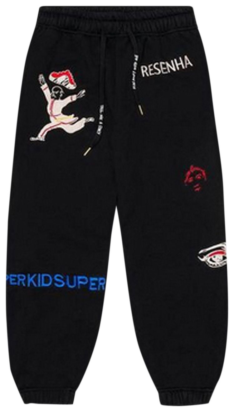 KidSuper Super Sweatpants Black