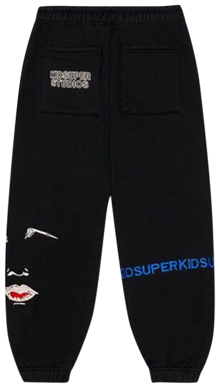 KidSuper Super Sweatpants Black