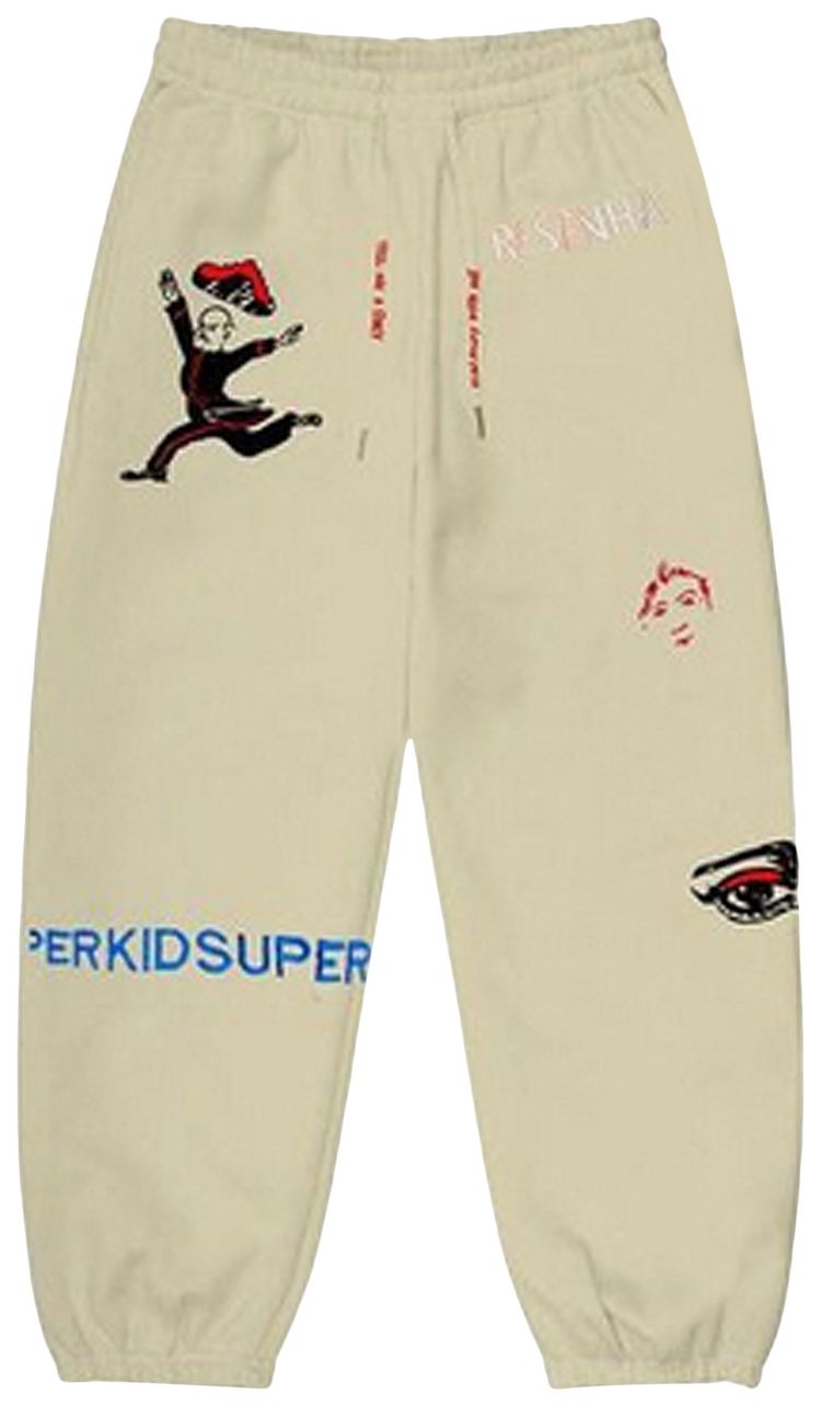 KidSuper Super Sweatpants Cream