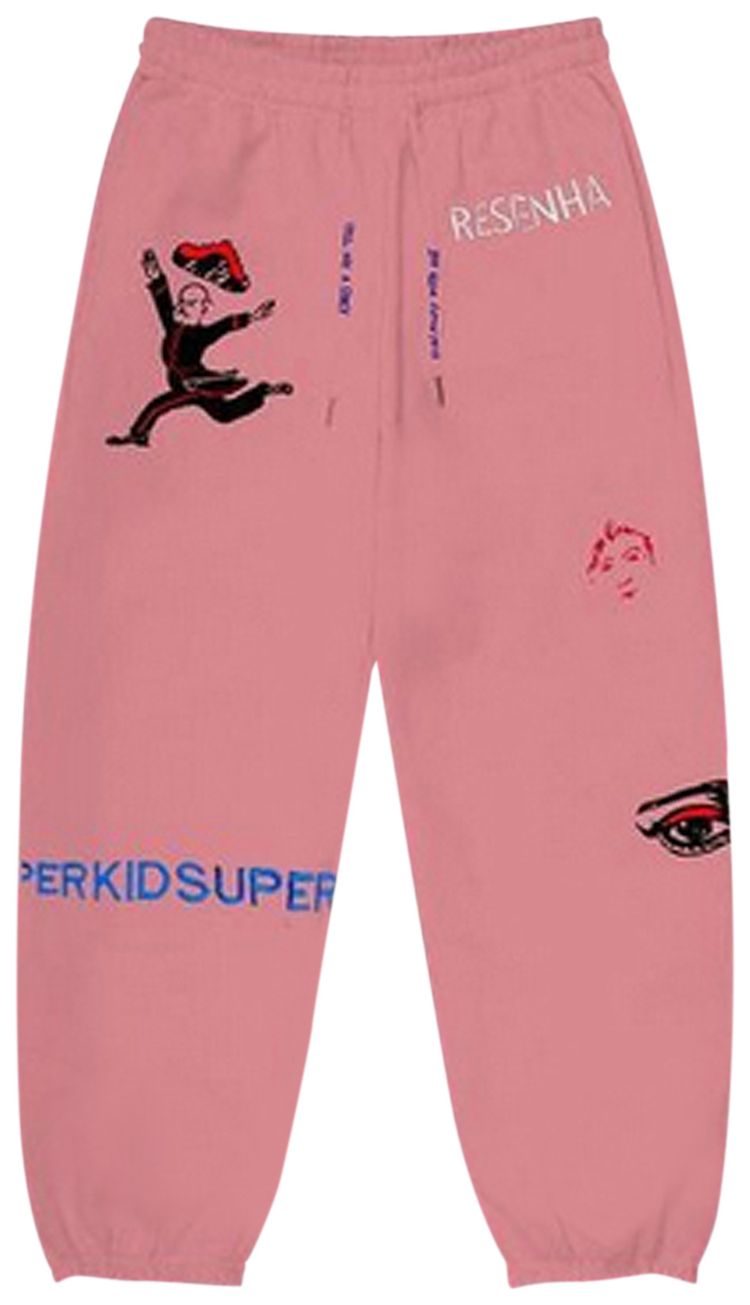 KidSuper Super Sweatpants Pink