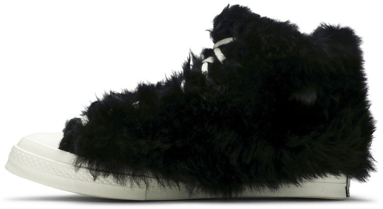 AMBUSH x Converse Chuck 70 High Fuzzy   Black Egret