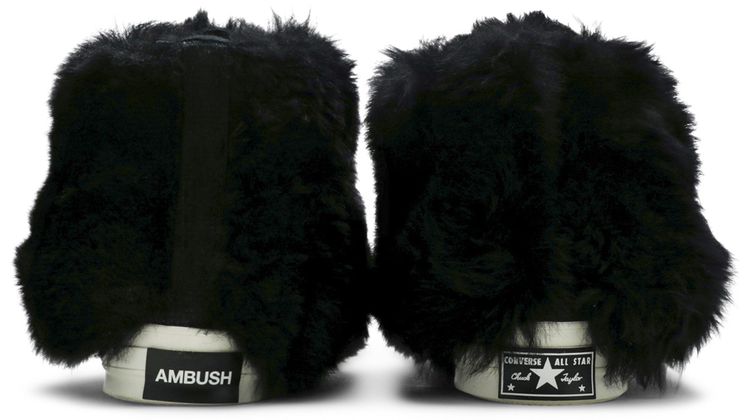 AMBUSH x Converse Chuck 70 High Fuzzy   Black Egret