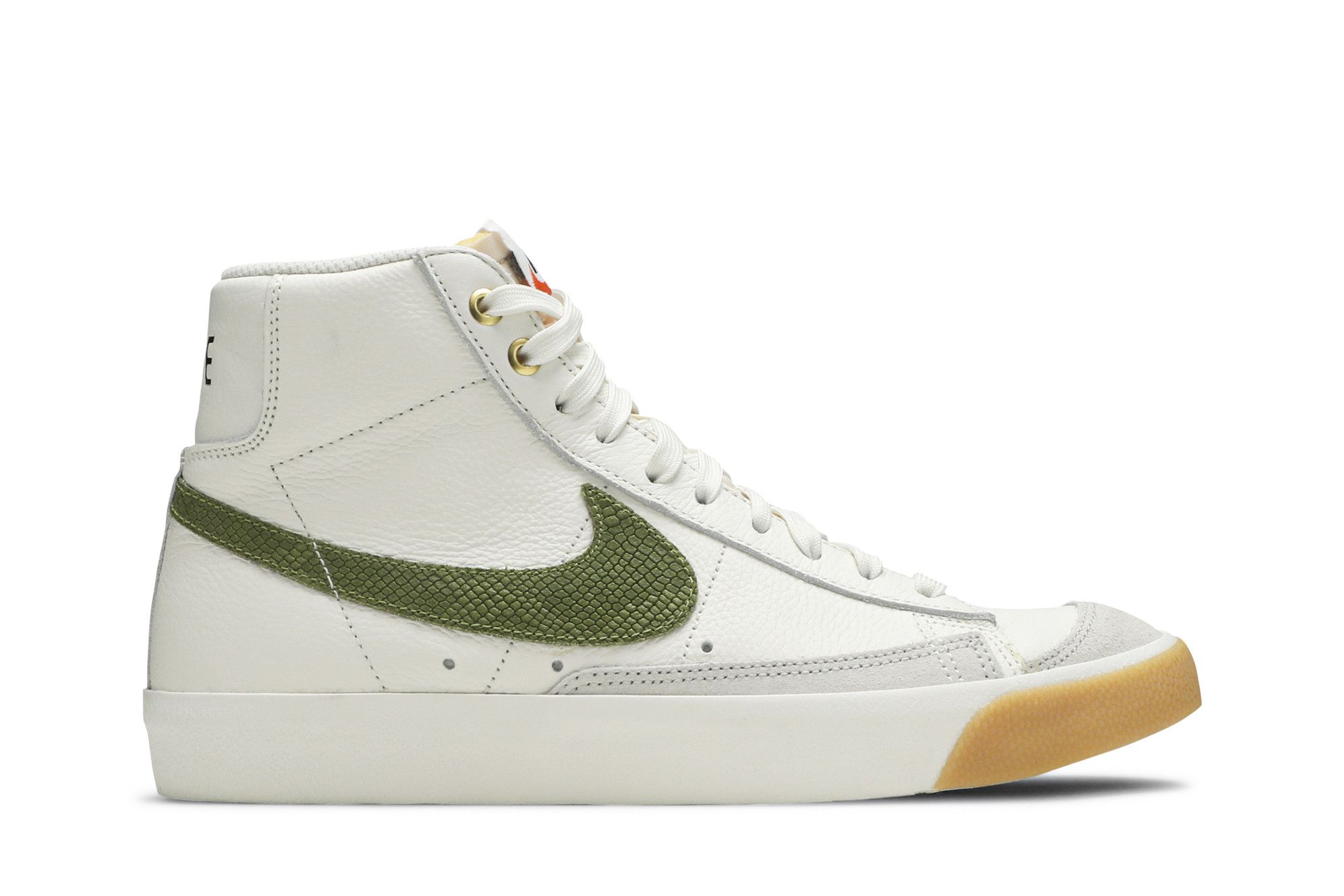 Size 10.0 Blazer Mid 77 Vintage Asparagus Snakeskin