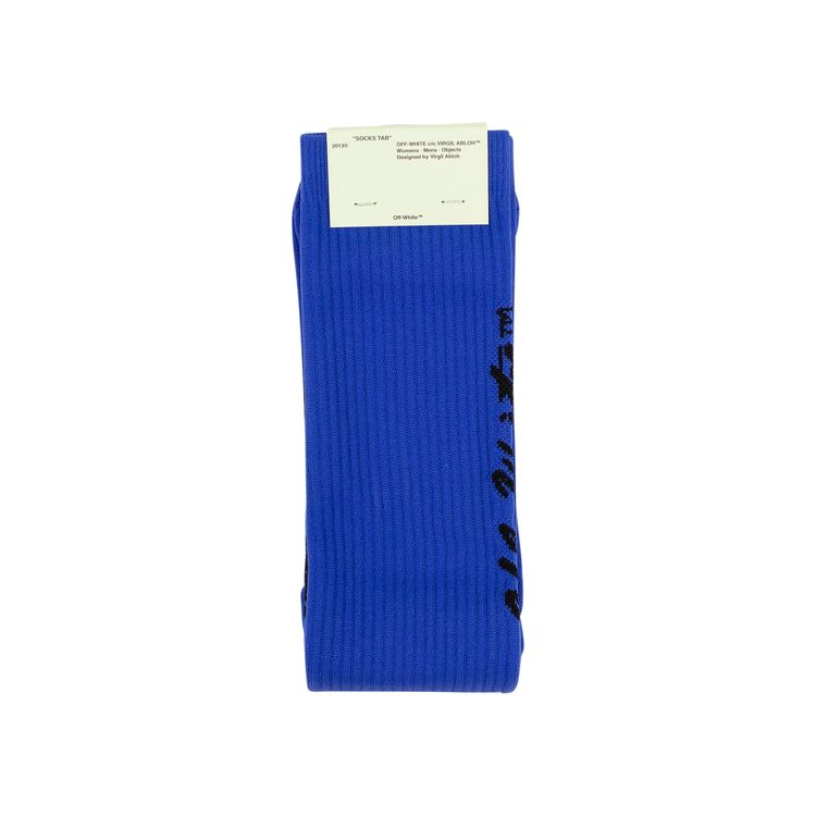 Off White Pop Socks Blue