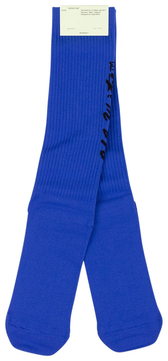 Off White Pop Socks Blue