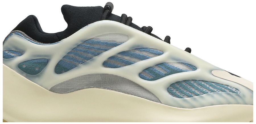 yeezy 700v3 kyanite on feet