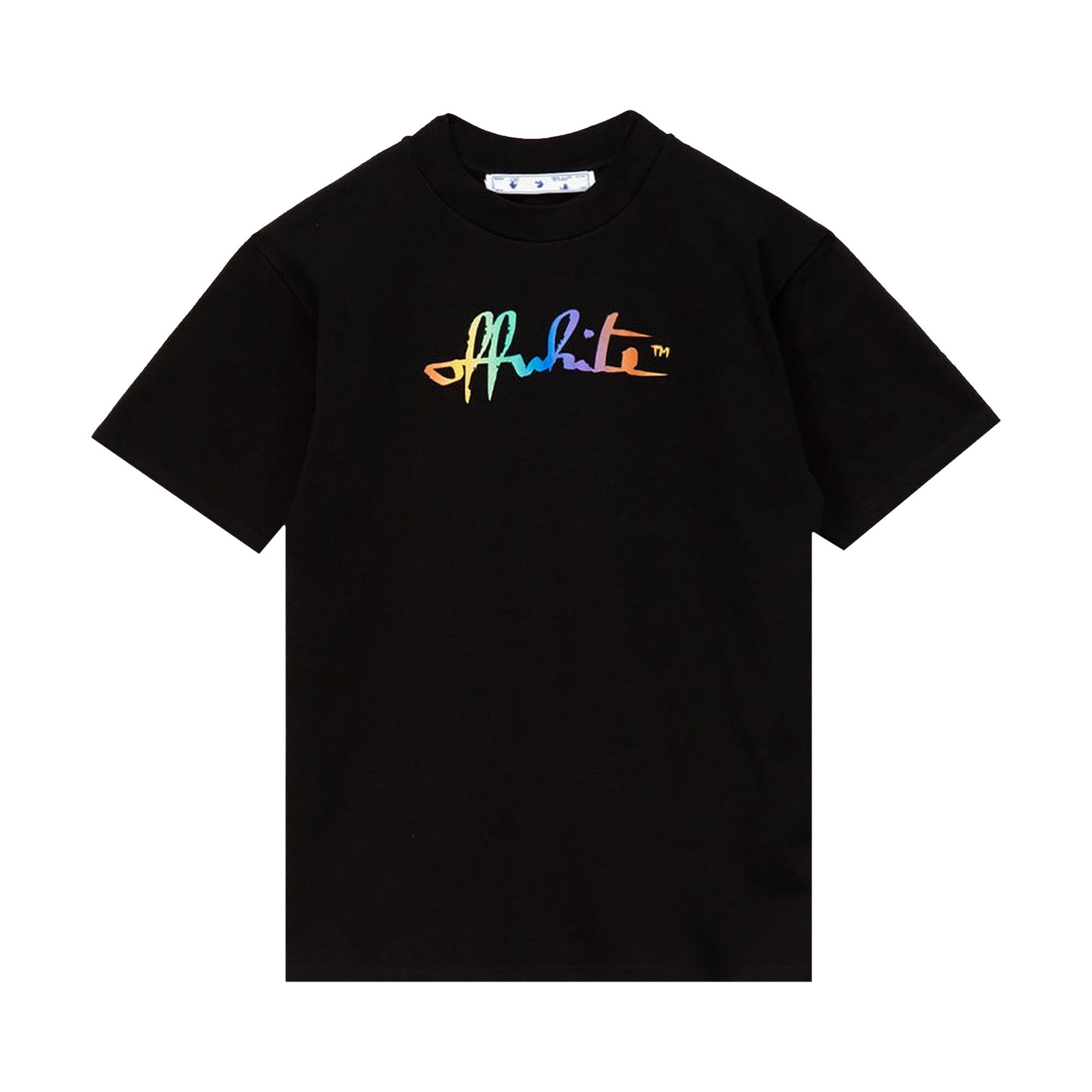 Buy Off White Rainbow Tomboy Tee Black Multicolor OWAA072R21JER0011084 GOAT SA