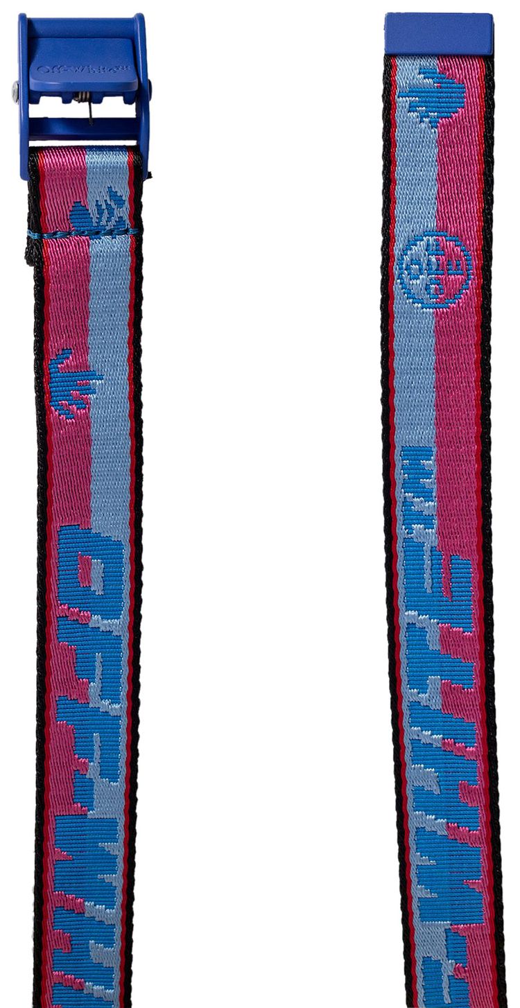 Off White New Mini Industrial Belt Light Blue