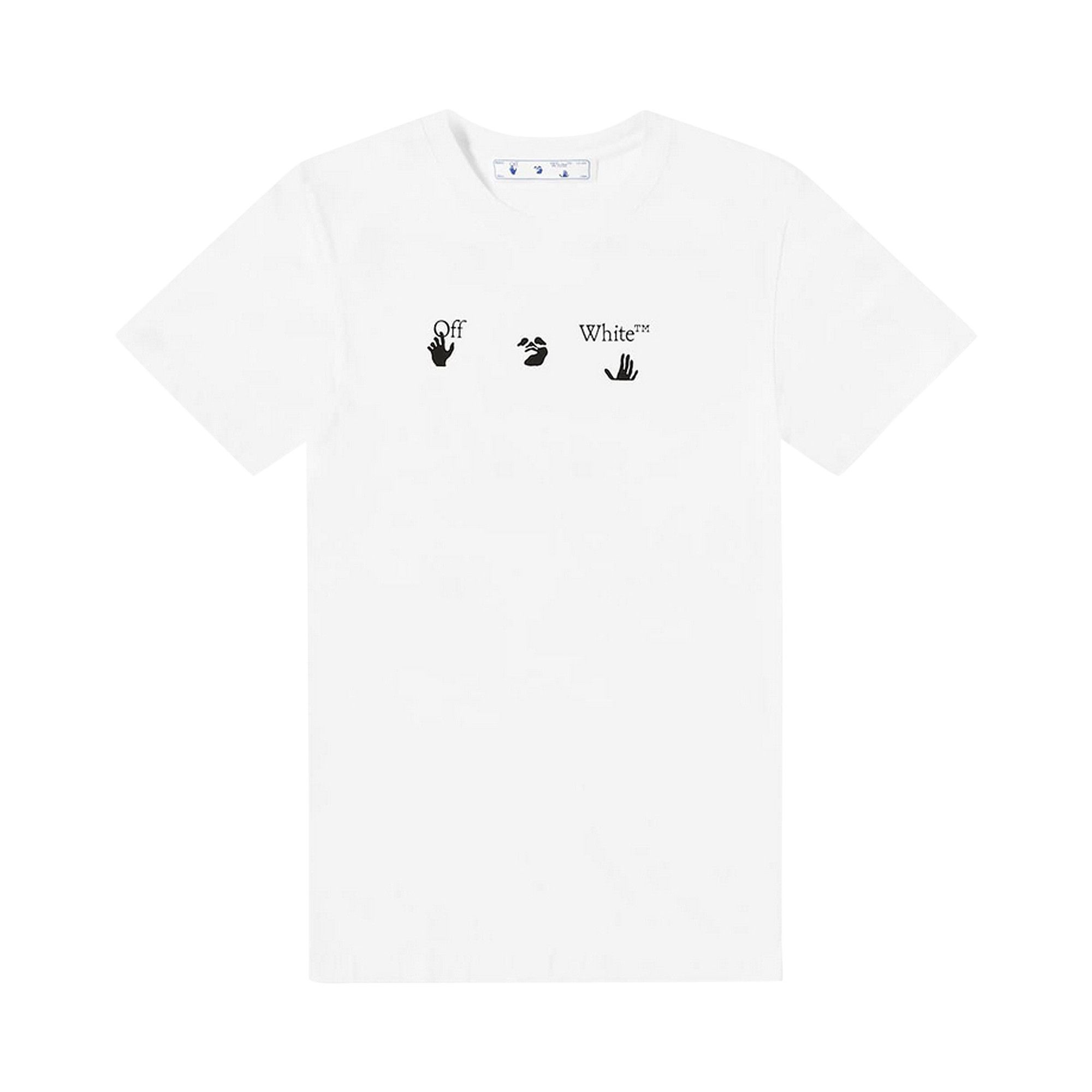 Size 38 Off White World Peace Short Sleeve T Shirt White Green