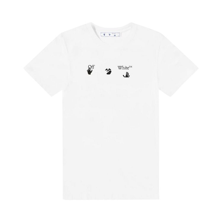 Off White World Peace Short Sleeve T Shirt WhiteGreen