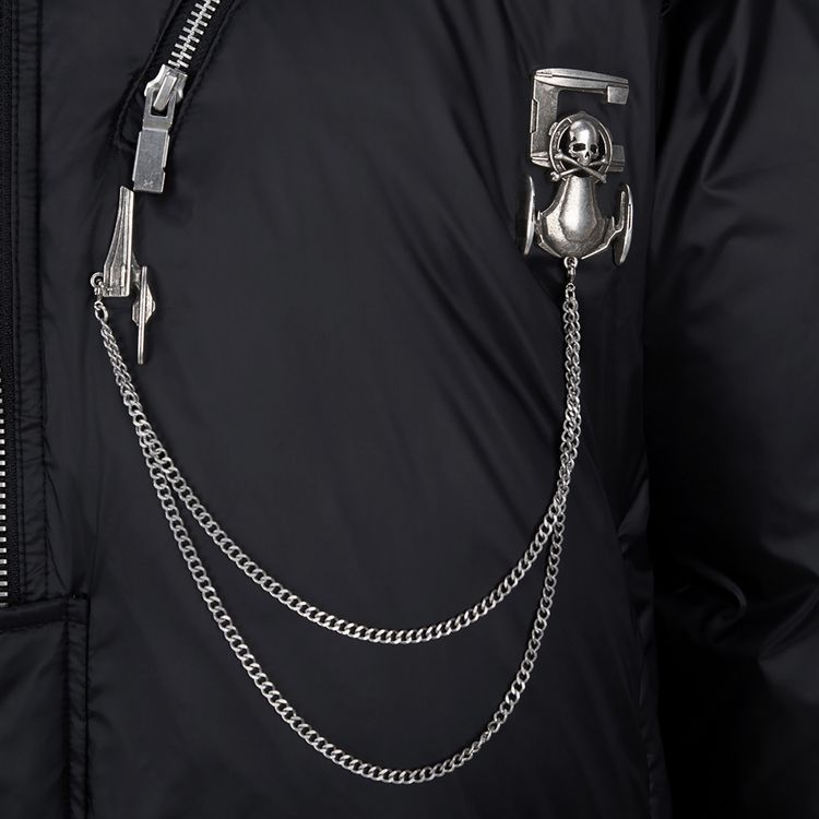 C2H4 x Mastermind Japan C Mastermind Seamless Down Jacket Black