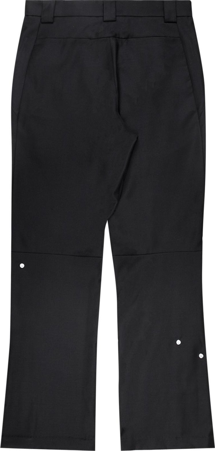 C2H4 x Mastermind Japan C Mastermind Accumulation Streamline Tailored Trousers Black