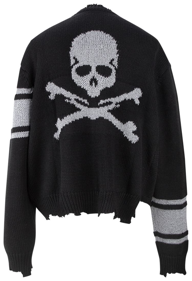 C2H4 x Mastermind Japan C Mastermind Reflective Knit Sweater Black