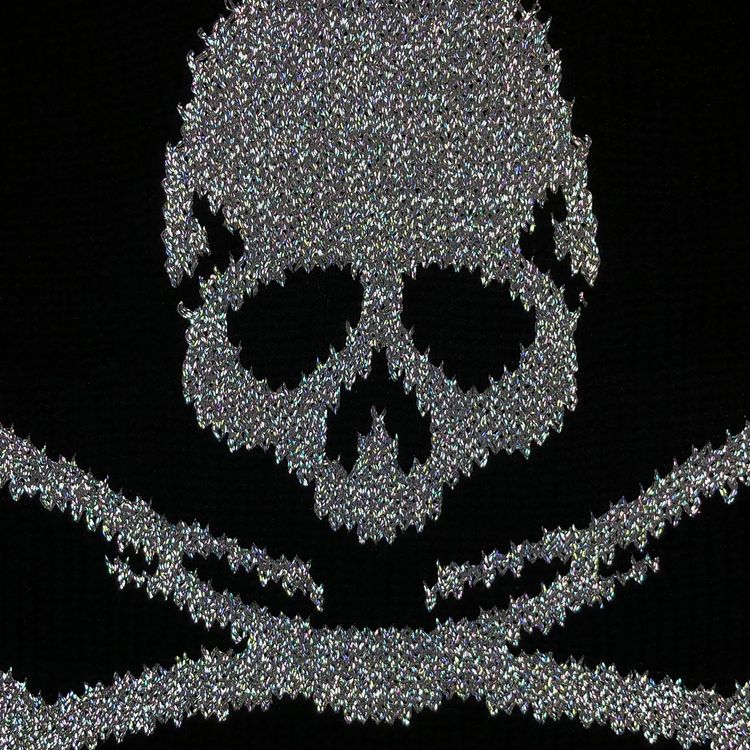 C2H4 x Mastermind Japan C Mastermind Reflective Knit Sweater Black