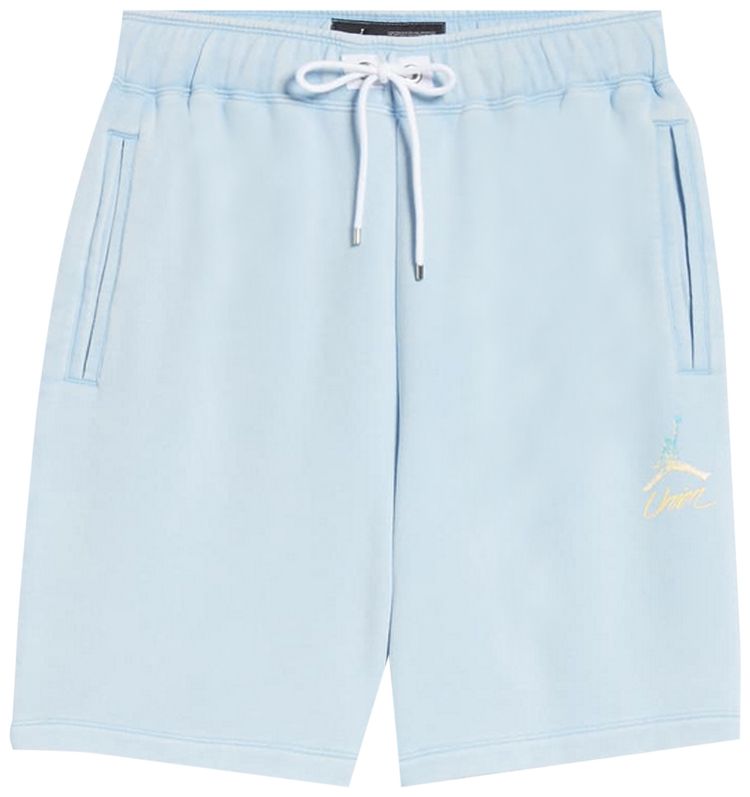 Air Jordan x Union LA Fleece Shorts Psychic Blue